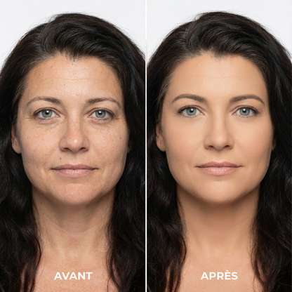 Fond de teint innovant avec pinceau intégré