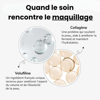Fond de teint innovant avec pinceau intégré