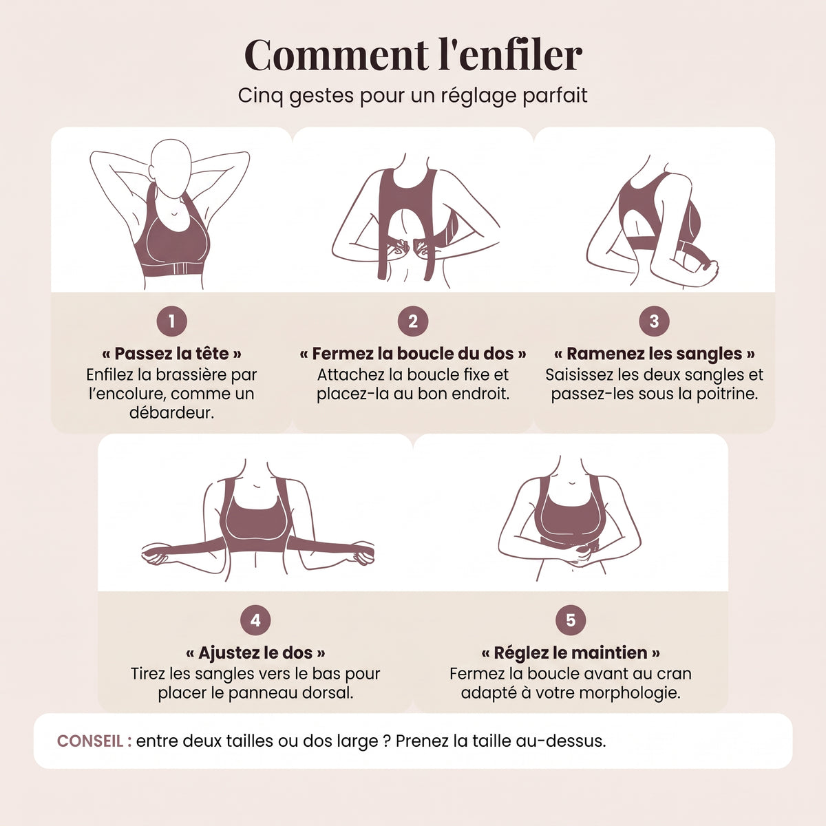 Soutien-gorge correcteur de posture