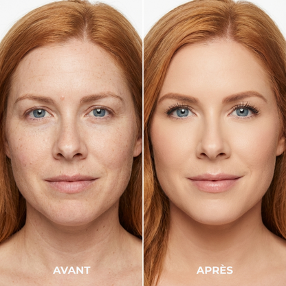 Fond de teint innovant avec pinceau intégré